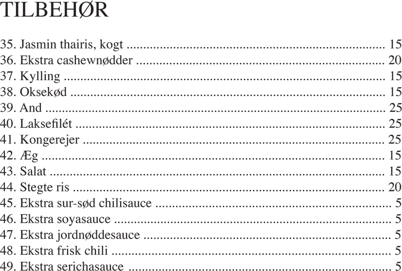 tilbehør